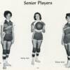 Girls Basketball seniors:
LR: Betty Griffin, Becky Nall, Elaine Scott